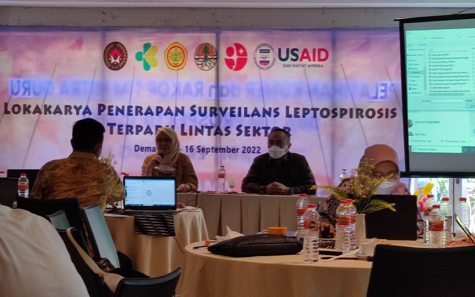 Lokakarya Penerapan Surveilans Leptospirosis Terpadu Lintas Sektor